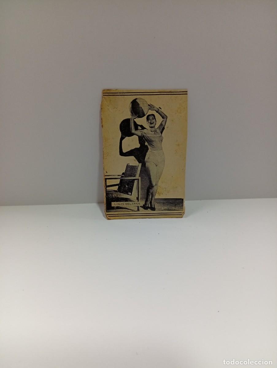 Cajas de cerillas: CUBA. FRONTAL DE CERILLAS ARTISTAS. LOLIN BELTRAN. MEDIDAS : 7 X 4.5 CM APROX.