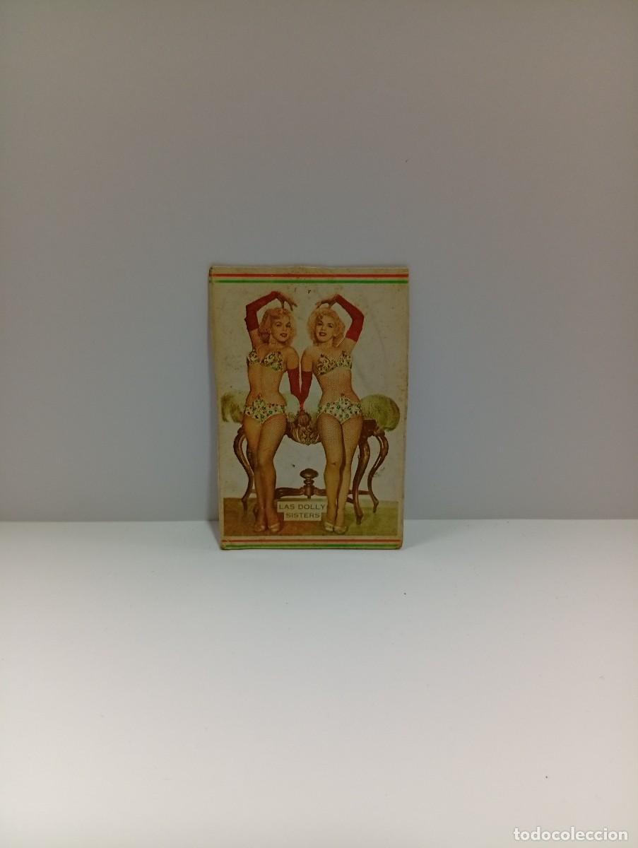 Cajas de cerillas: CUBA. FRONTAL DE CERILLAS ARTISTAS. LAS DOLLY SISTERS. MEDIDAS : 7 X 4.5 CM APROX.