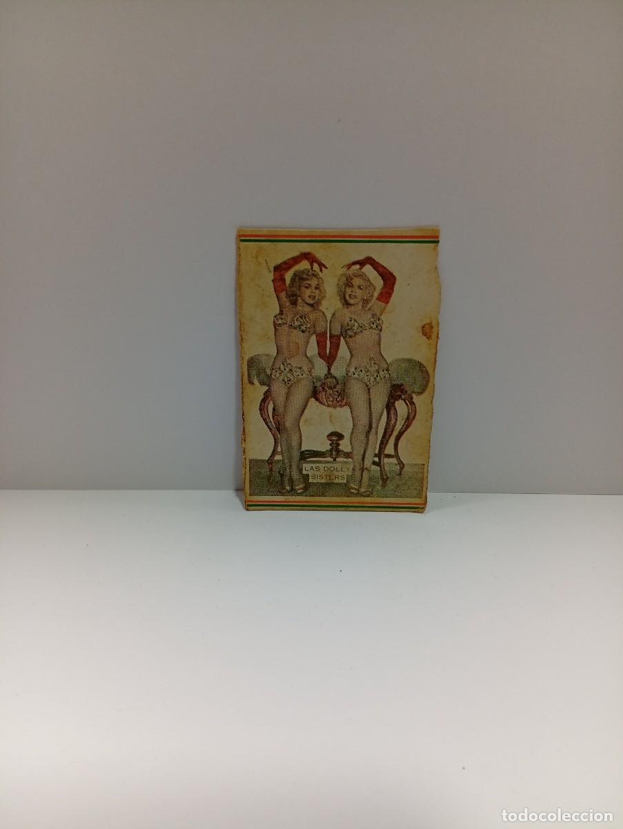 Cajas de cerillas: CUBA. FRONTAL DE CERILLAS ARTISTAS. LAS DOLLY SISTERS. MEDIDAS : 7 X 4.5 CM APROX.