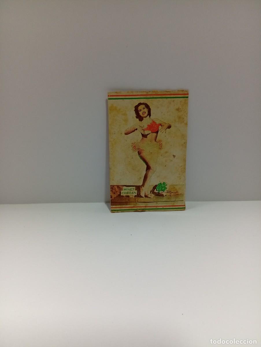 Cajas de cerillas: CUBA. FRONTAL DE CERILLAS ARTISTAS. MINET CERDAN. MEDIDAS : 7 X 4.5 CM APROX.