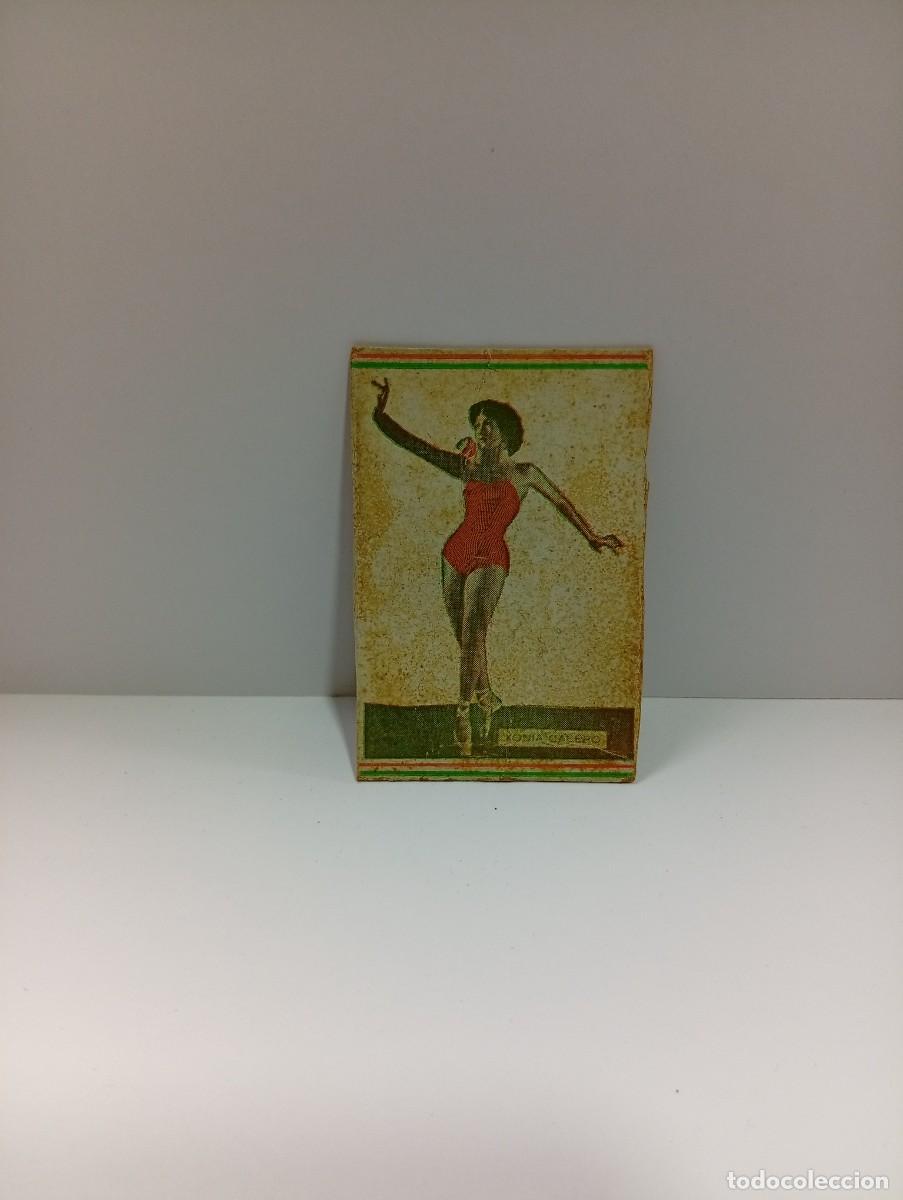 Cajas de cerillas: CUBA. FRONTAL DE CERILLAS ARTISTAS. SONIA CALERO. MEDIDAS : 7 X 4.5 CM APROX.