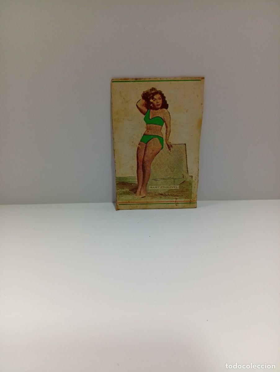 Cajas de cerillas: CUBA. FRONTAL DE CERILLAS ARTISTAS. MARY ESQUIVEL. MEDIDAS : 7 X 4.5 CM APROX.
