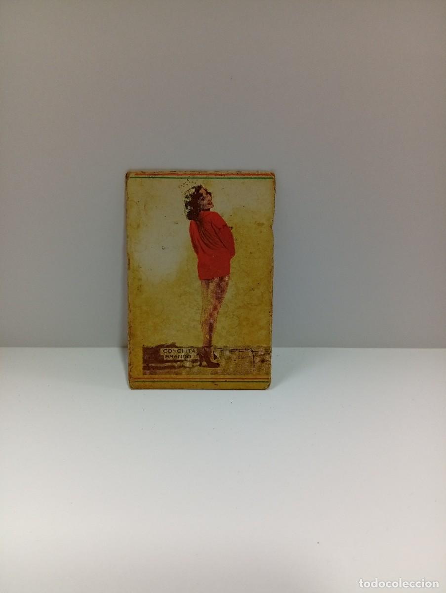Cajas de cerillas: CUBA. FRONTAL DE CERILLAS ARTISTAS. COCHITA BRANDO. MEDIDAS : 7 X 4.5 CM APROX.
