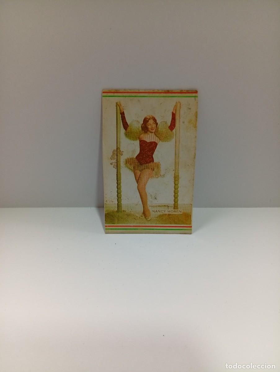 Cajas de cerillas: CUBA. FRONTAL DE CERILLAS ARTISTAS. NANCY MOREN. MEDIDAS : 7 X 4.5 CM APROX.