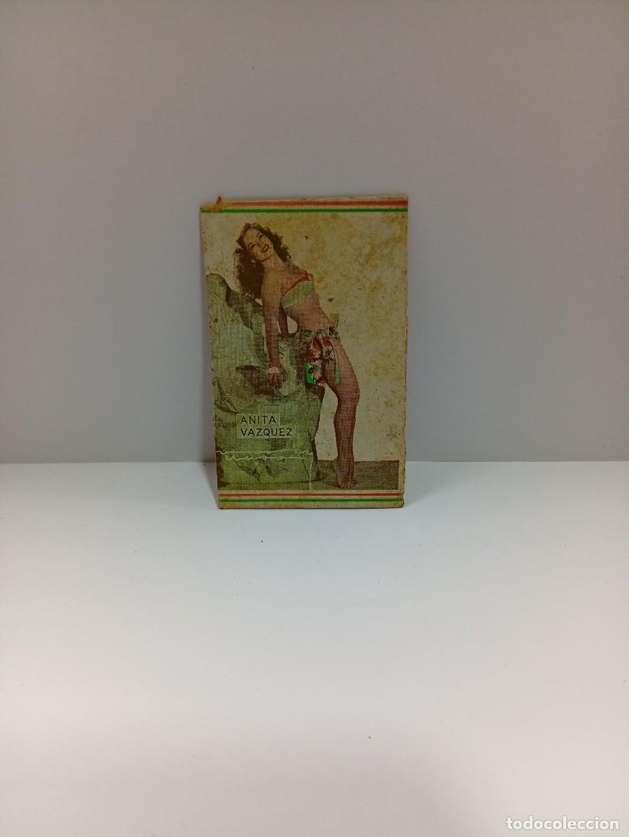 Cajas de cerillas: CUBA. FRONTAL DE CERILLAS ARTISTAS. ANITA VAZQUEZ. MEDIDAS : 7 X 4.5 CM APROX.