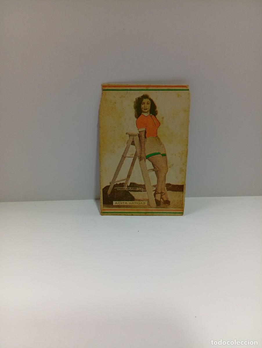 Cajas de cerillas: CUBA. FRONTAL DE CERILLAS ARTISTAS. AIDITA ARTIGAS. MEDIDAS : 7 X 4.5 CM APROX.