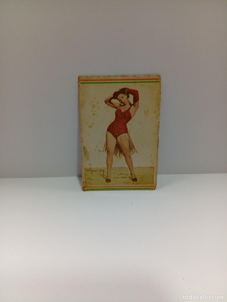 Cajas de cerillas: CUBA. FRONTAL DE CERILLAS ARTISTAS. LINA SALOME. MEDIDAS : 7 X 4.5 CM APROX.