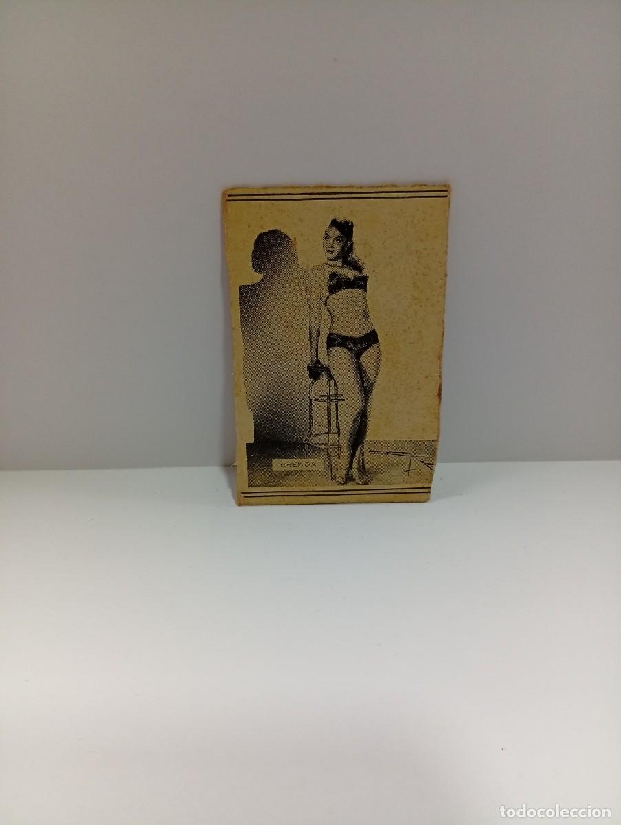 Cajas de cerillas: CUBA. FRONTAL DE CERILLAS ARTISTAS. BRENDA. MEDIDAS : 7 X 4.5 CM APROX.