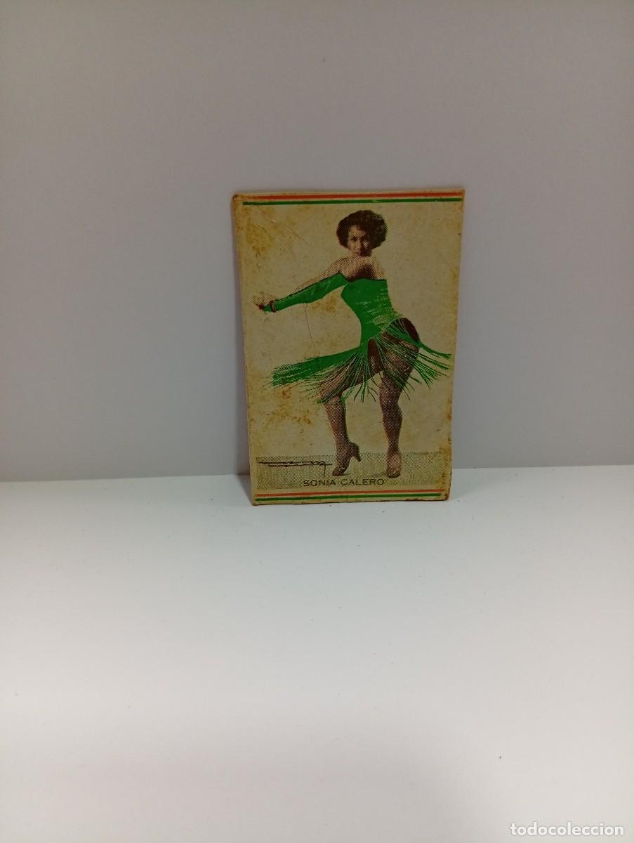 Cajas de cerillas: CUBA. FRONTAL DE CERILLAS ARTISTAS. SONIA CALERO. MEDIDAS : 7 X 4.5 CM APROX.