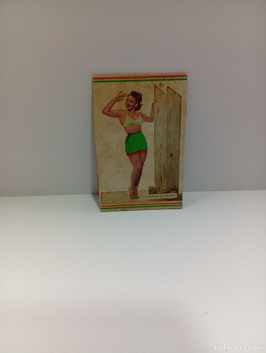 Cajas de cerillas: CUBA. FRONTAL DE CERILLAS ARTISTAS. NORMA ZU&Ntilde;IGA. MEDIDAS : 7 X 4.5 CM APROX.