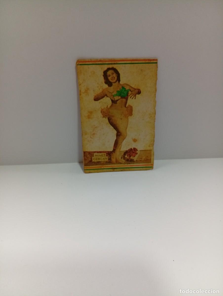 Cajas de cerillas: CUBA. FRONTAL DE CERILLAS ARTISTAS. MINET CERDAN. MEDIDAS : 7 X 4.5 CM APROX.