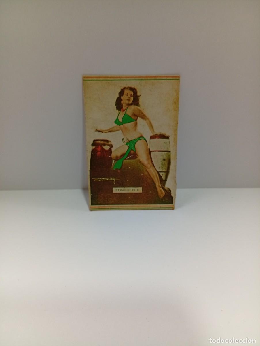 Cajas de cerillas: CUBA. FRONTAL DE CERILLAS ARTISTAS. TONGOLELE. MEDIDAS : 7 X 4.5 CM APROX.