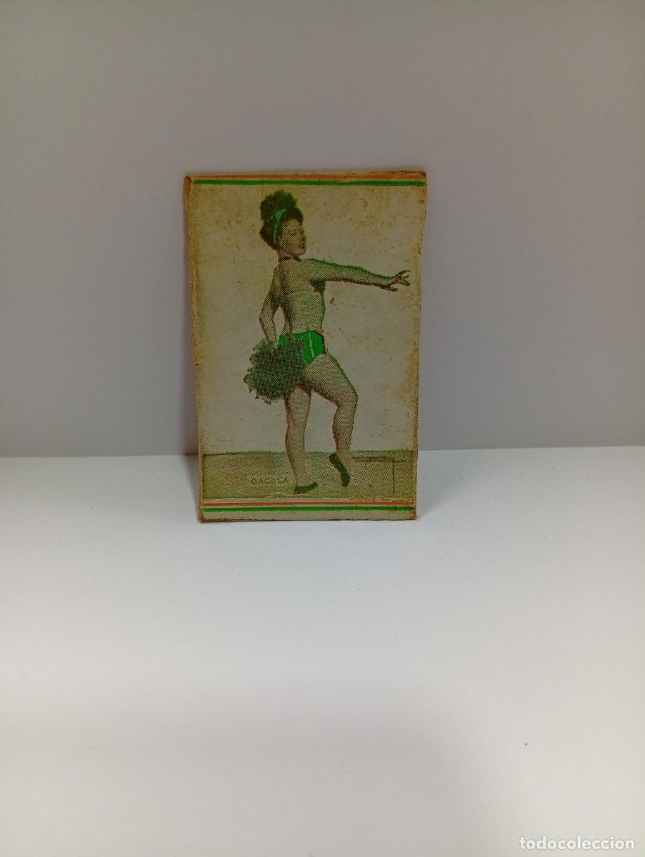 Cajas de cerillas: CUBA. FRONTAL DE CERILLAS ARTISTAS. GACELA. MEDIDAS : 7 X 4.5 CM APROX.