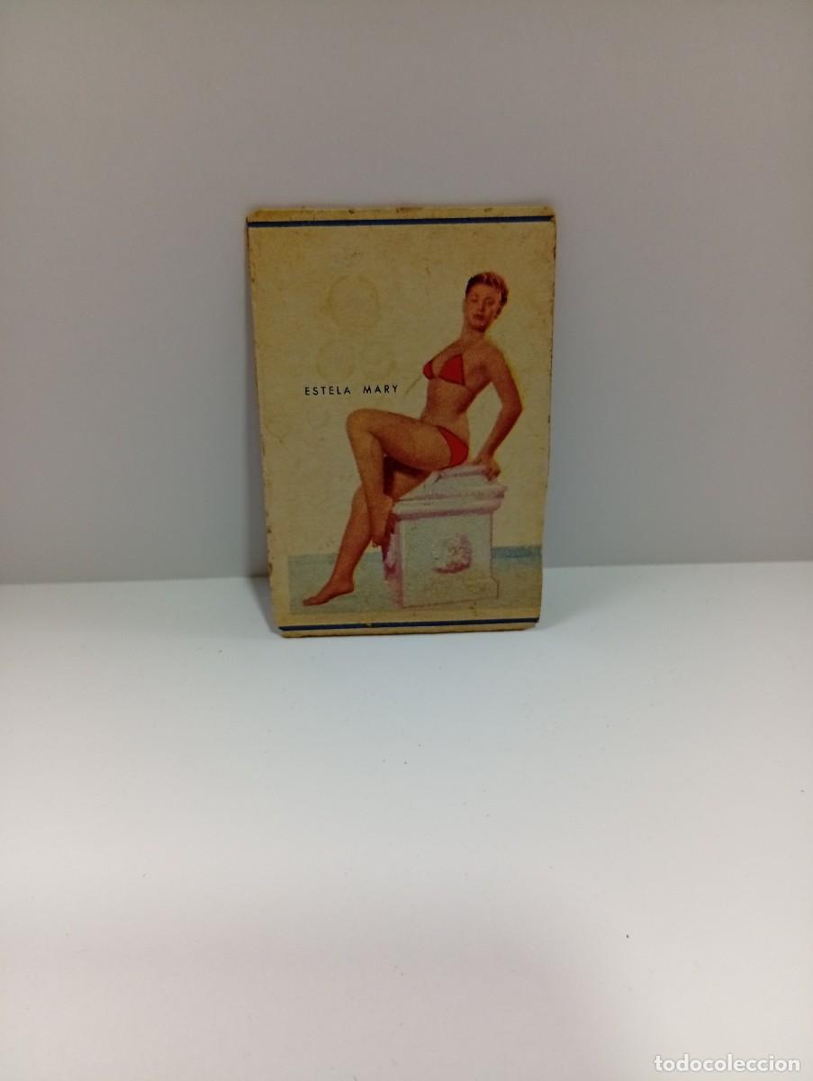 Cajas de cerillas: CUBA. FRONTAL DE CERILLAS ARTISTAS. ESTELA MARY. MEDIDAS : 7 X 4.5 CM APROX.