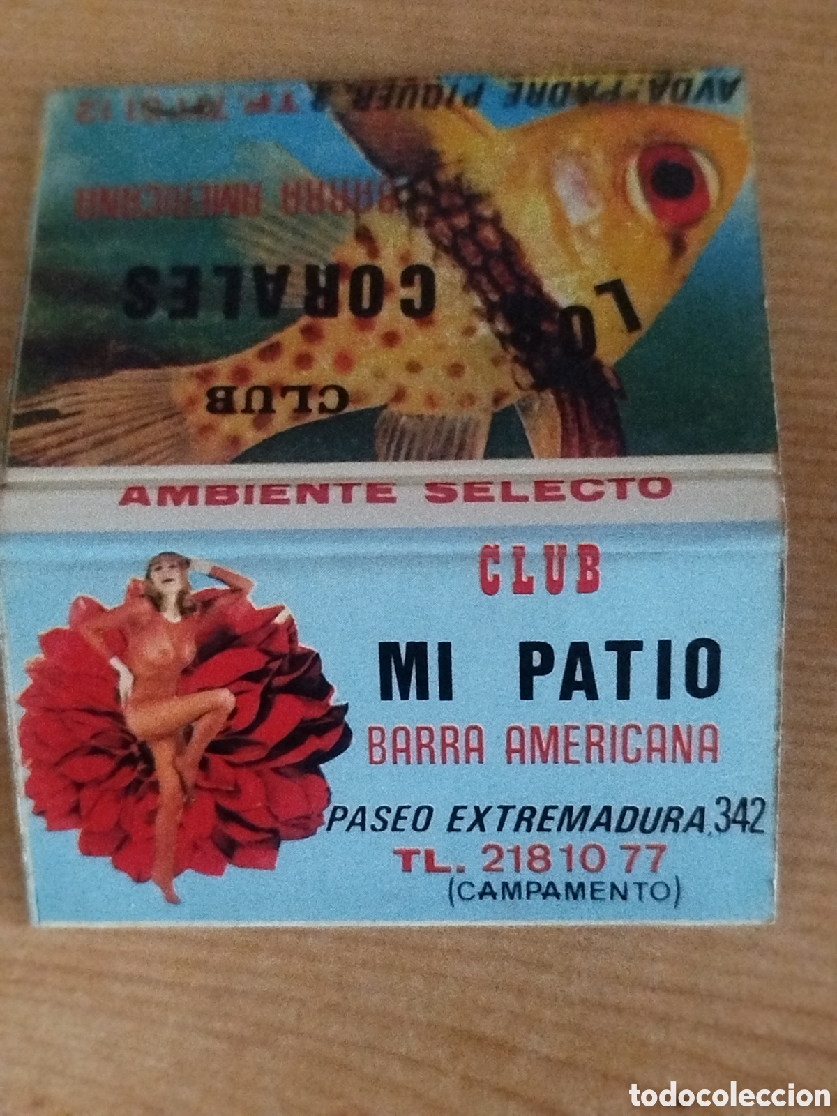 Cajas de cerillas: caja cerillas MADRID pub.discotecas.club