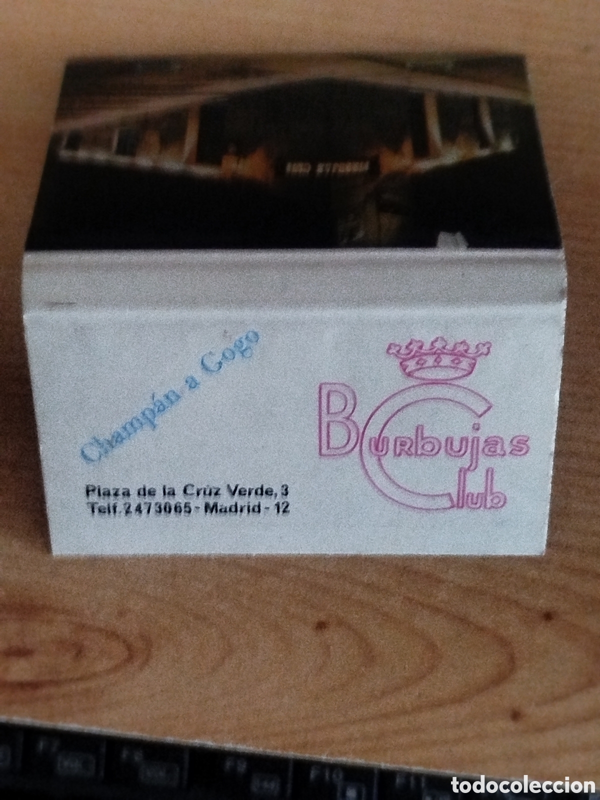 Cajas de cerillas: caja cerillas MADRID pub.discotecas.club