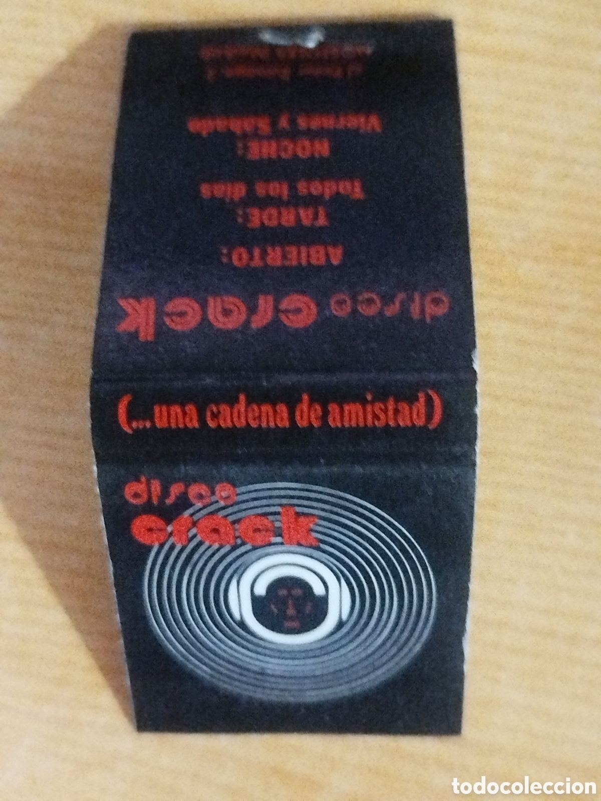Cajas de cerillas: caja cerillas MADRID pub.discotecas.club , Formato peque&ntilde;o