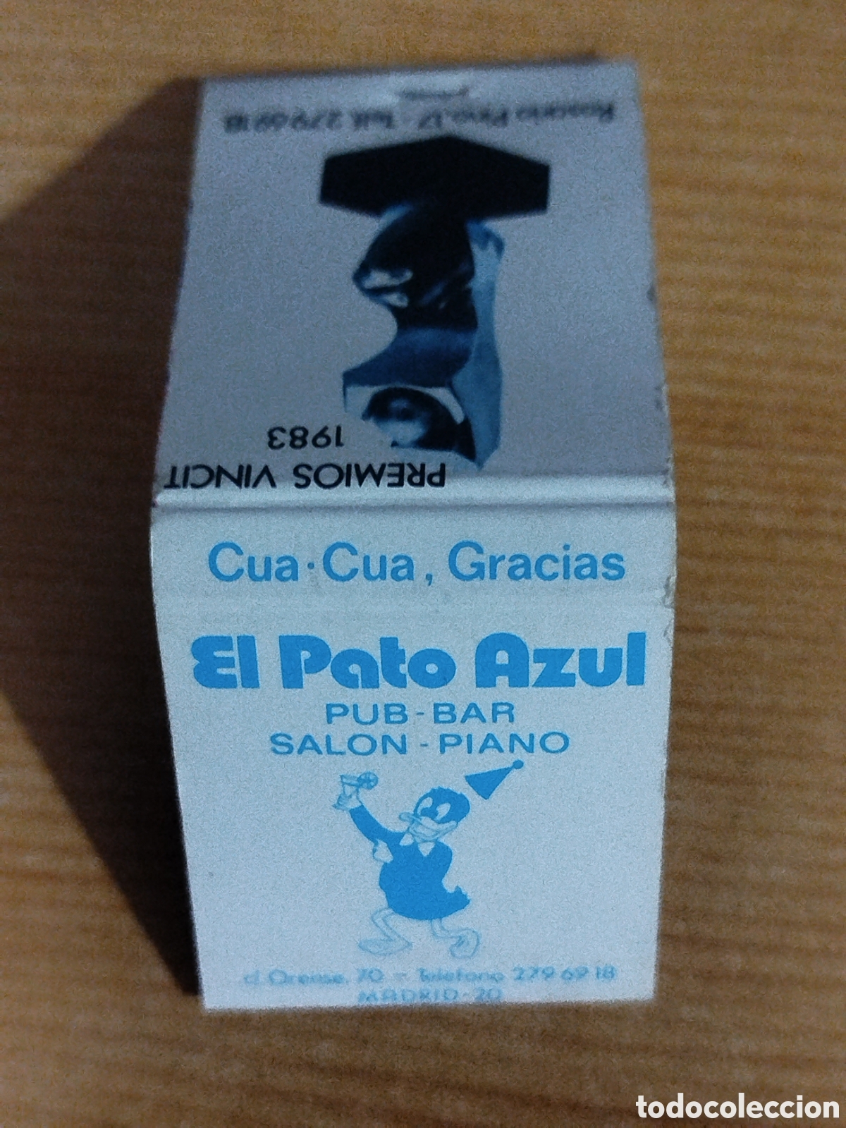 Cajas de cerillas: caja cerillas MADRID pub.discotecas.club , Formato peque&ntilde;o
