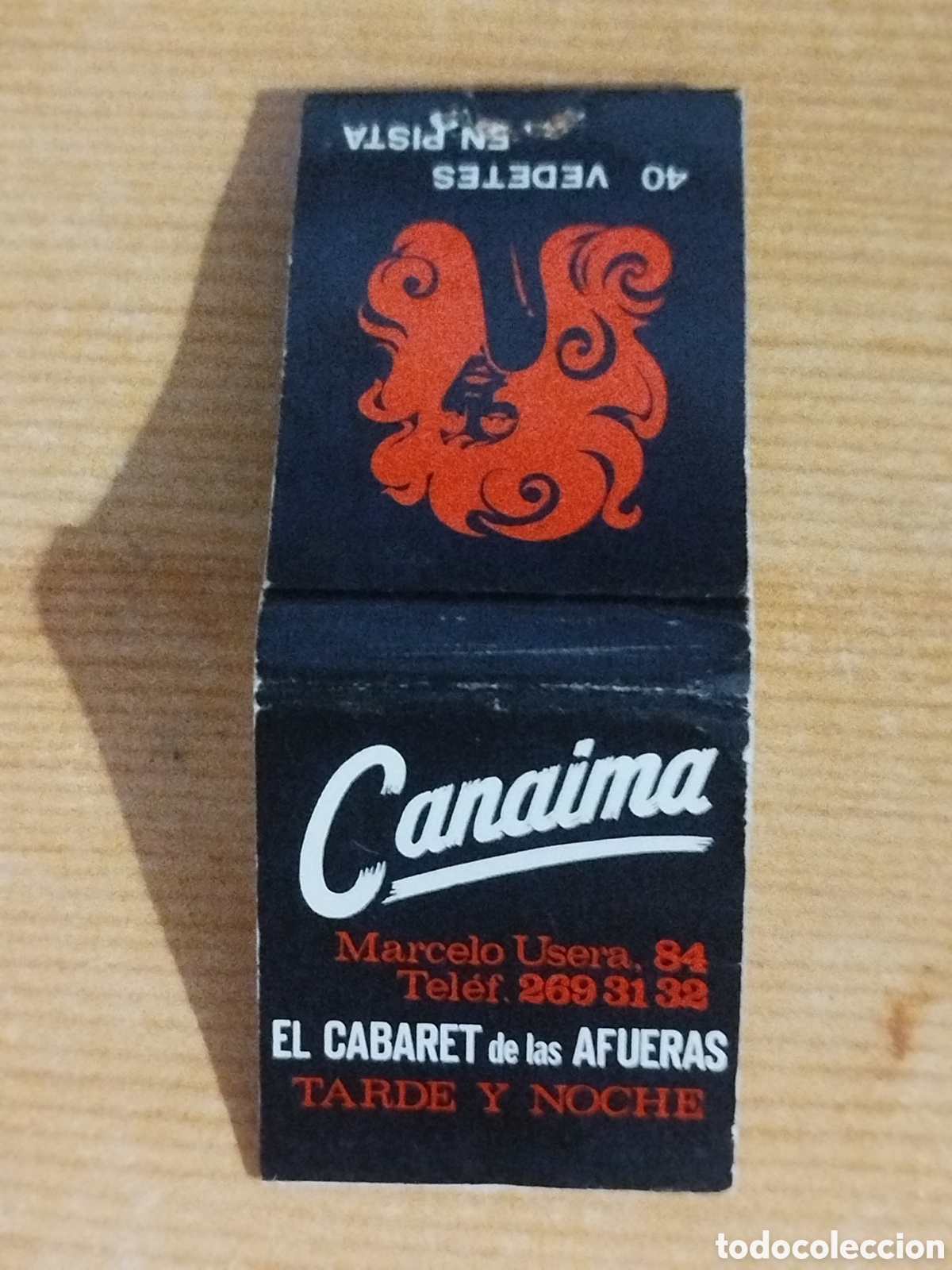 Cajas de cerillas: caja cerillas MADRID pub.discotecas.club , Formato peque&ntilde;o