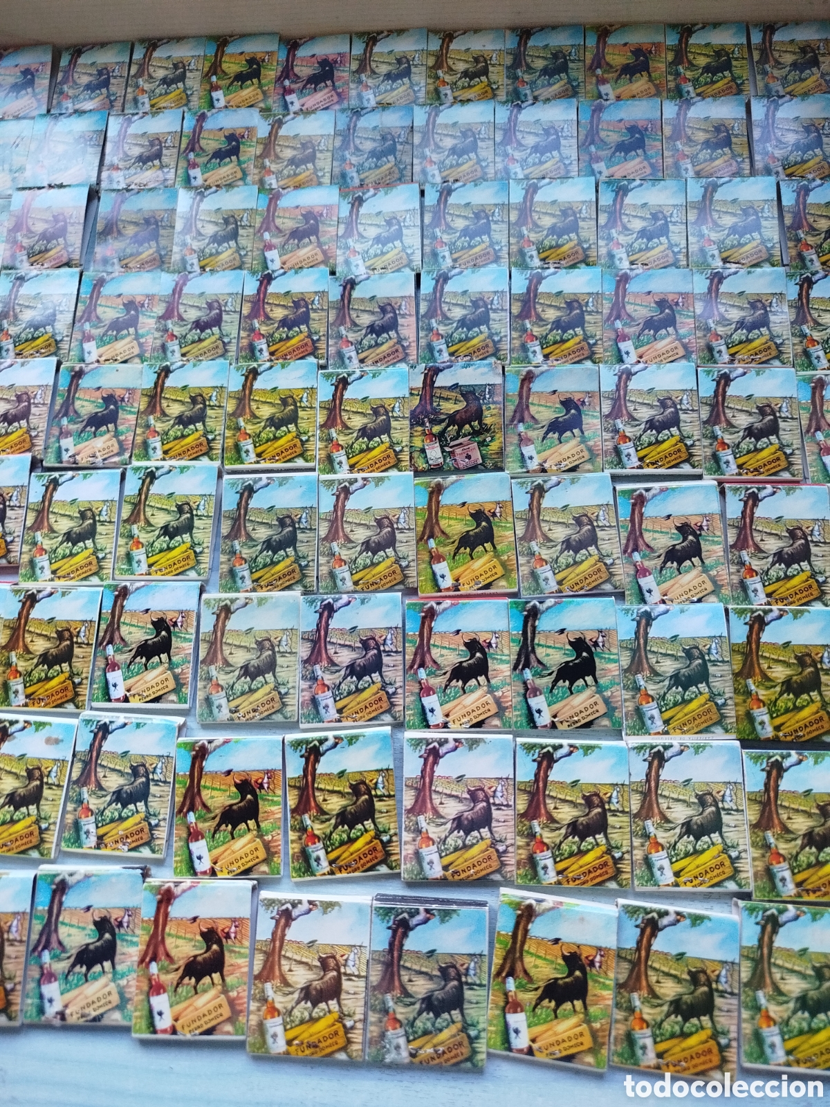 Cajas de cerillas: Lote 140 cajas cerillas llenas publicidad fundador .todas diferntes