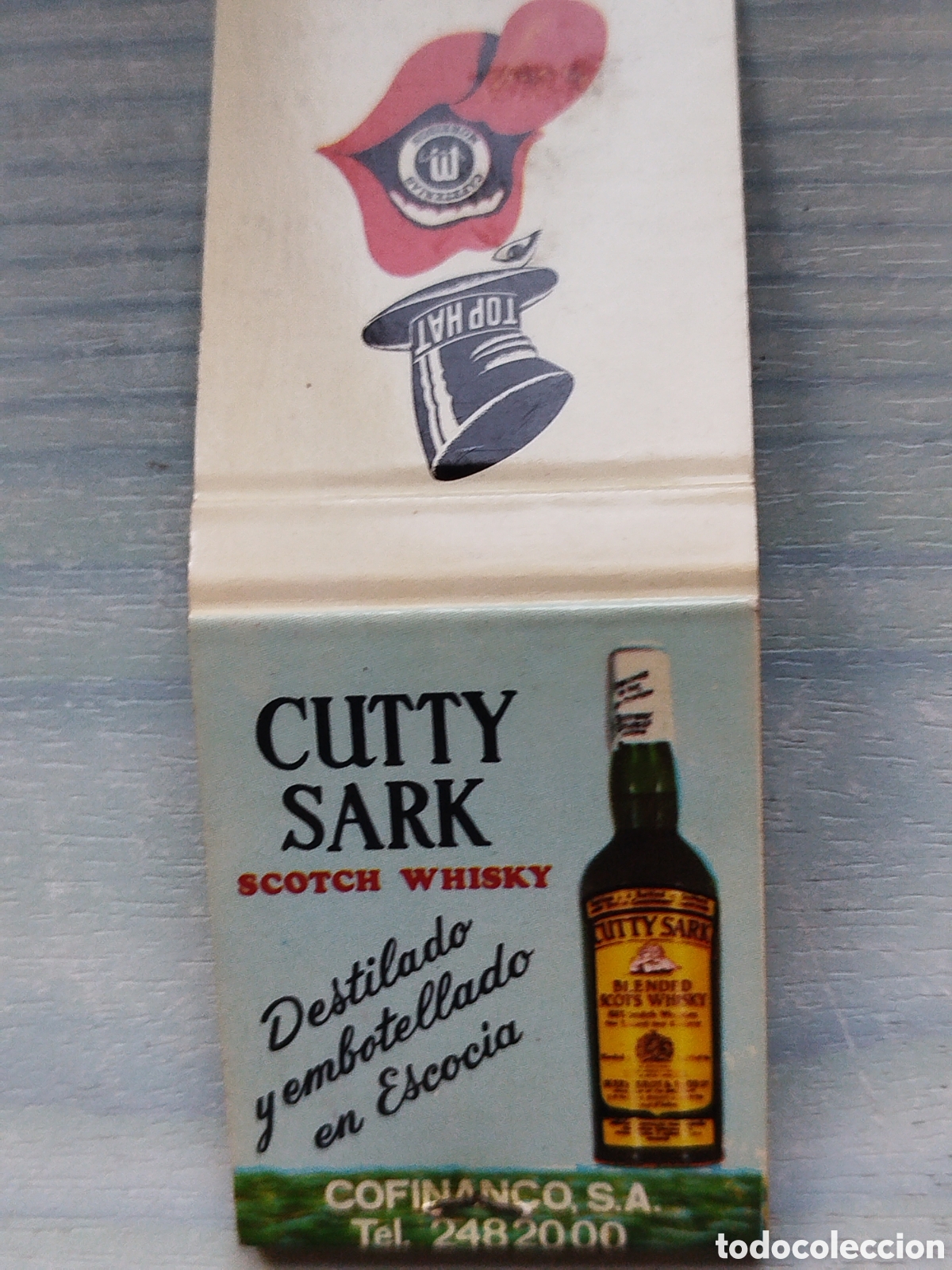 Cajas de cerillas: Cerillas bebidas cuytu sark