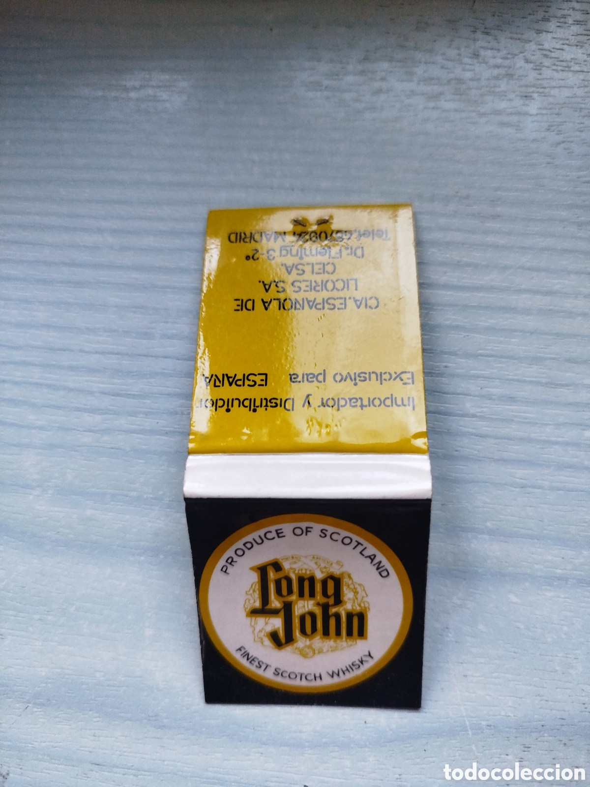 Cajas de cerillas: Cerillas bebidas long john