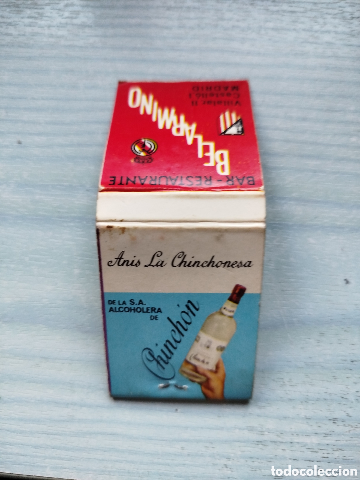 Cajas de cerillas: Cerillas bebidas an&iacute;s chinchon