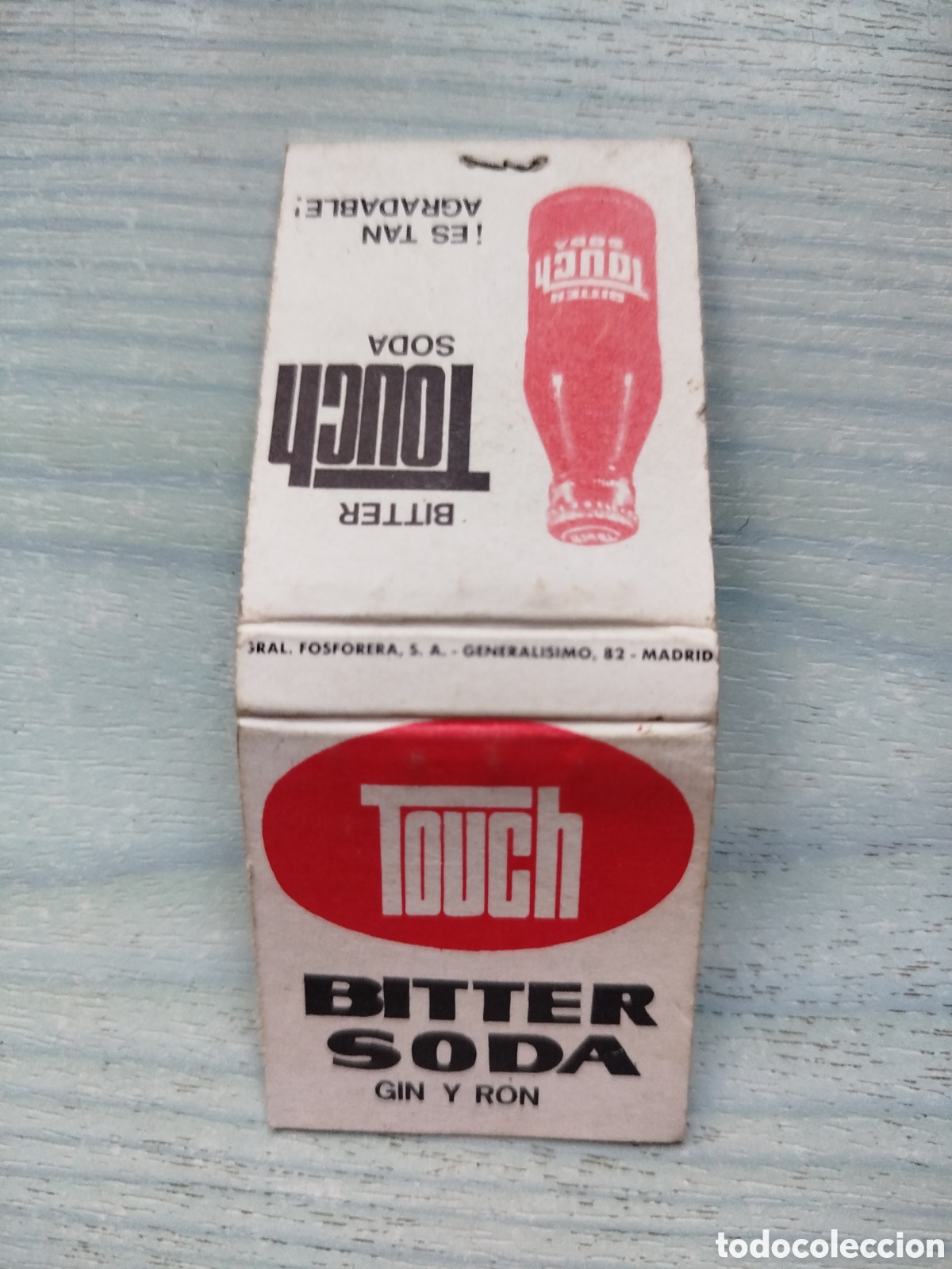 Cajas de cerillas: Cerillas bebidas bitter touch
