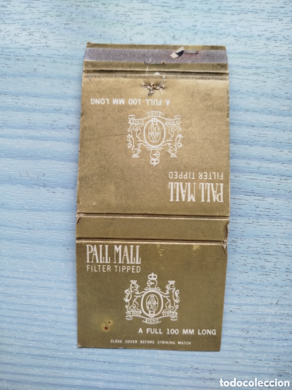Cajas de cerillas: caja cerillas tabaco-plancha-PALL-MALL