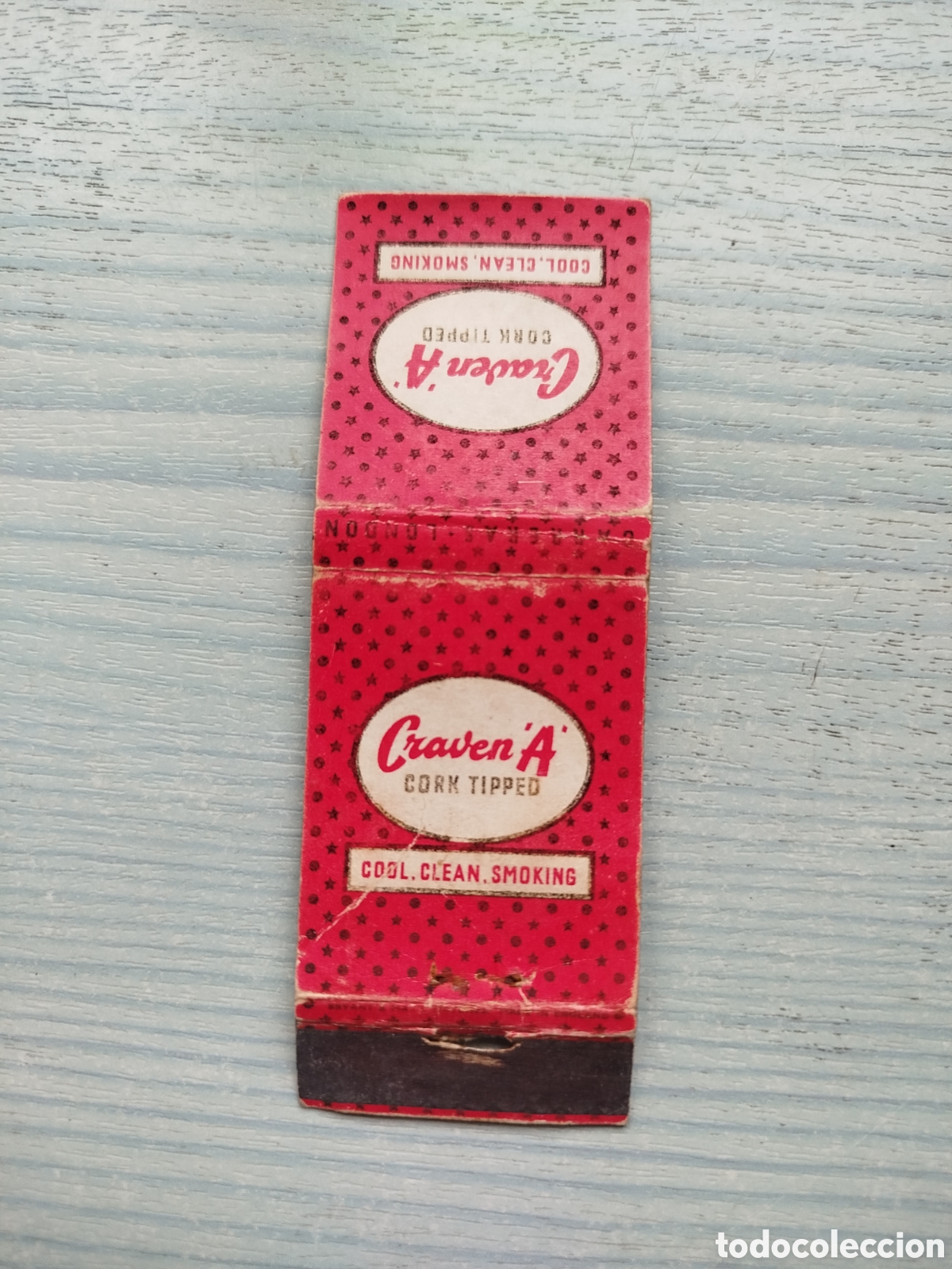 Cajas de cerillas: caja cerillas tabaco-plancha-GRAVEN-A-
