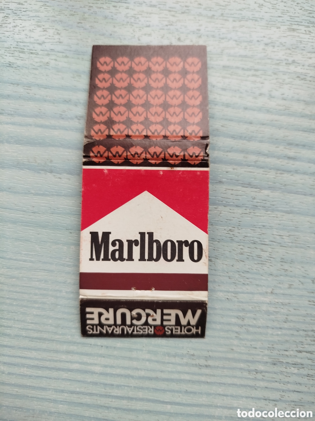 Cajas de cerillas: caja cerillas tabaco-plancha-MARLBORO