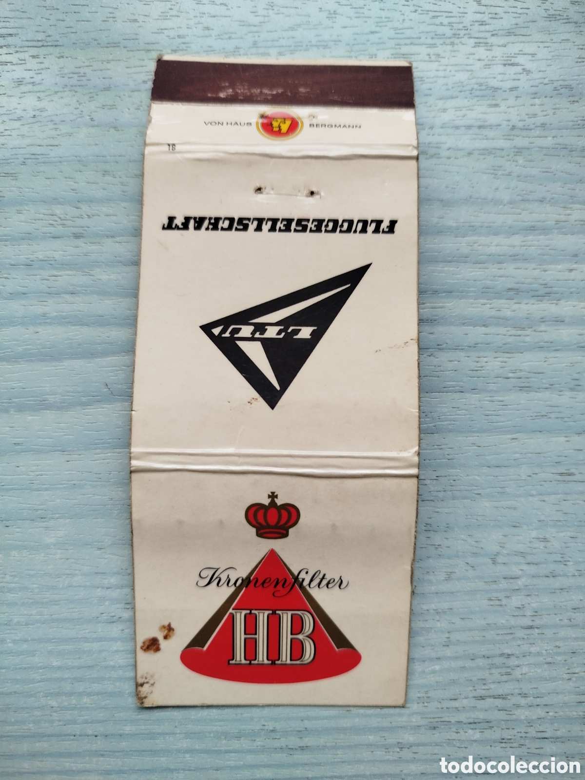 Cajas de cerillas: caja cerillas tabaco-plancha-HB