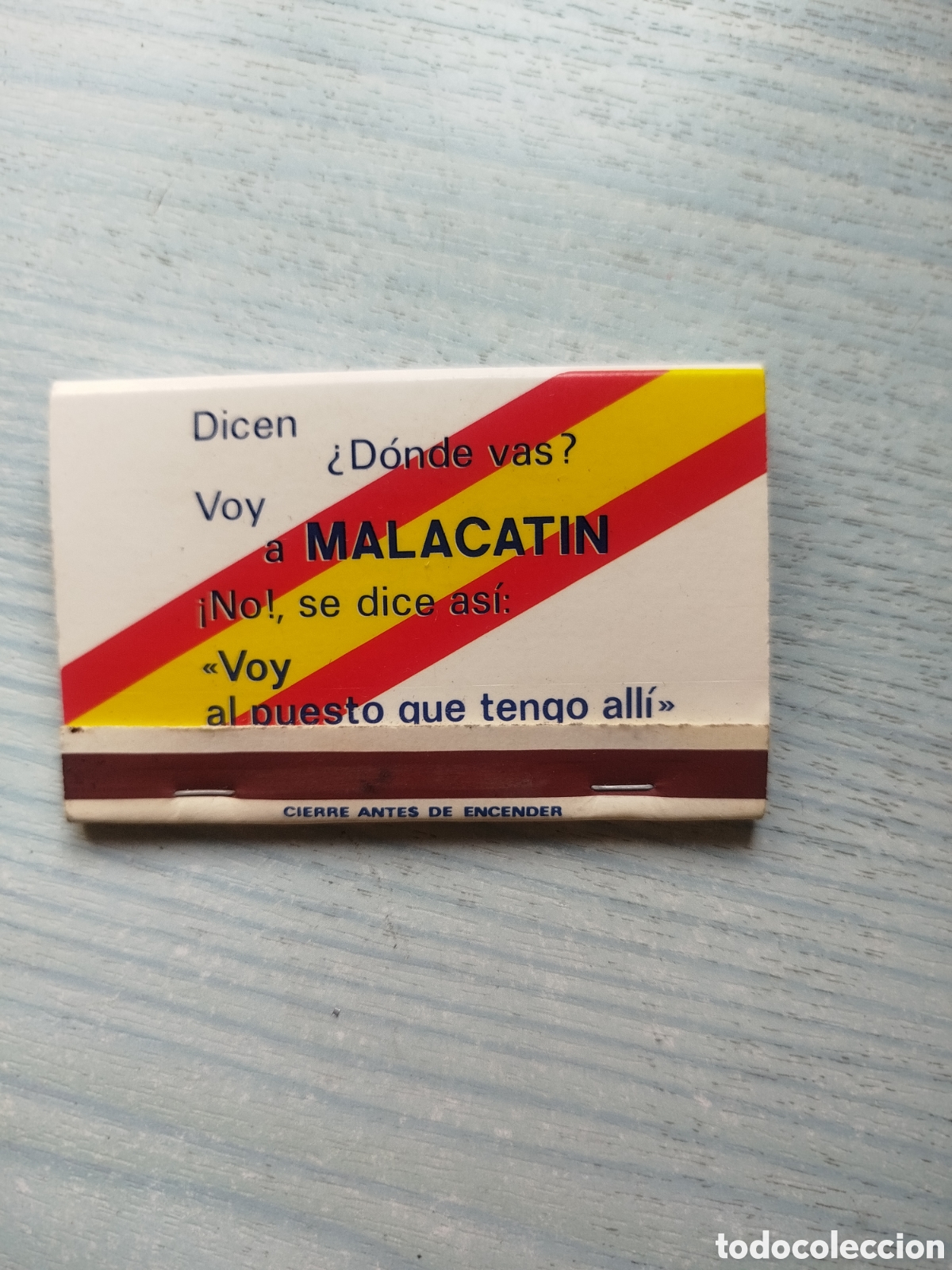 Cajas de cerillas: Cerillas militar franco-Malacatin