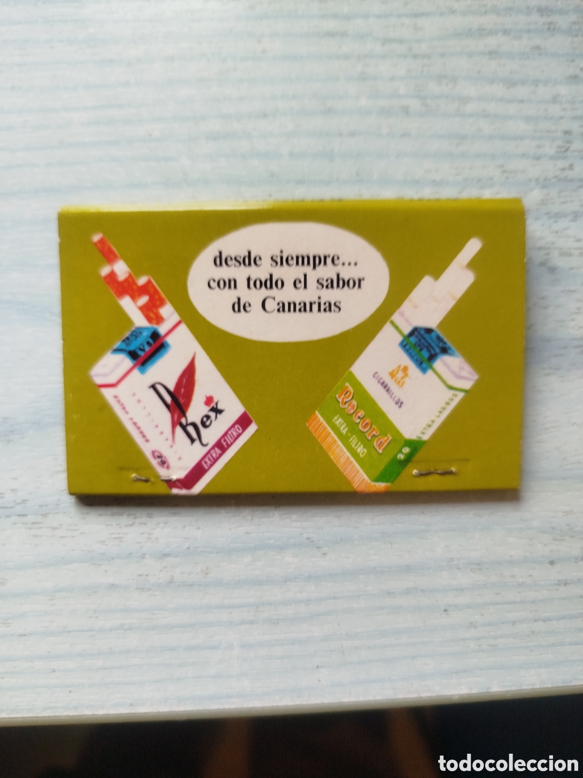 Cajas de cerillas: Cerillas tabacoREX..pubicidad
