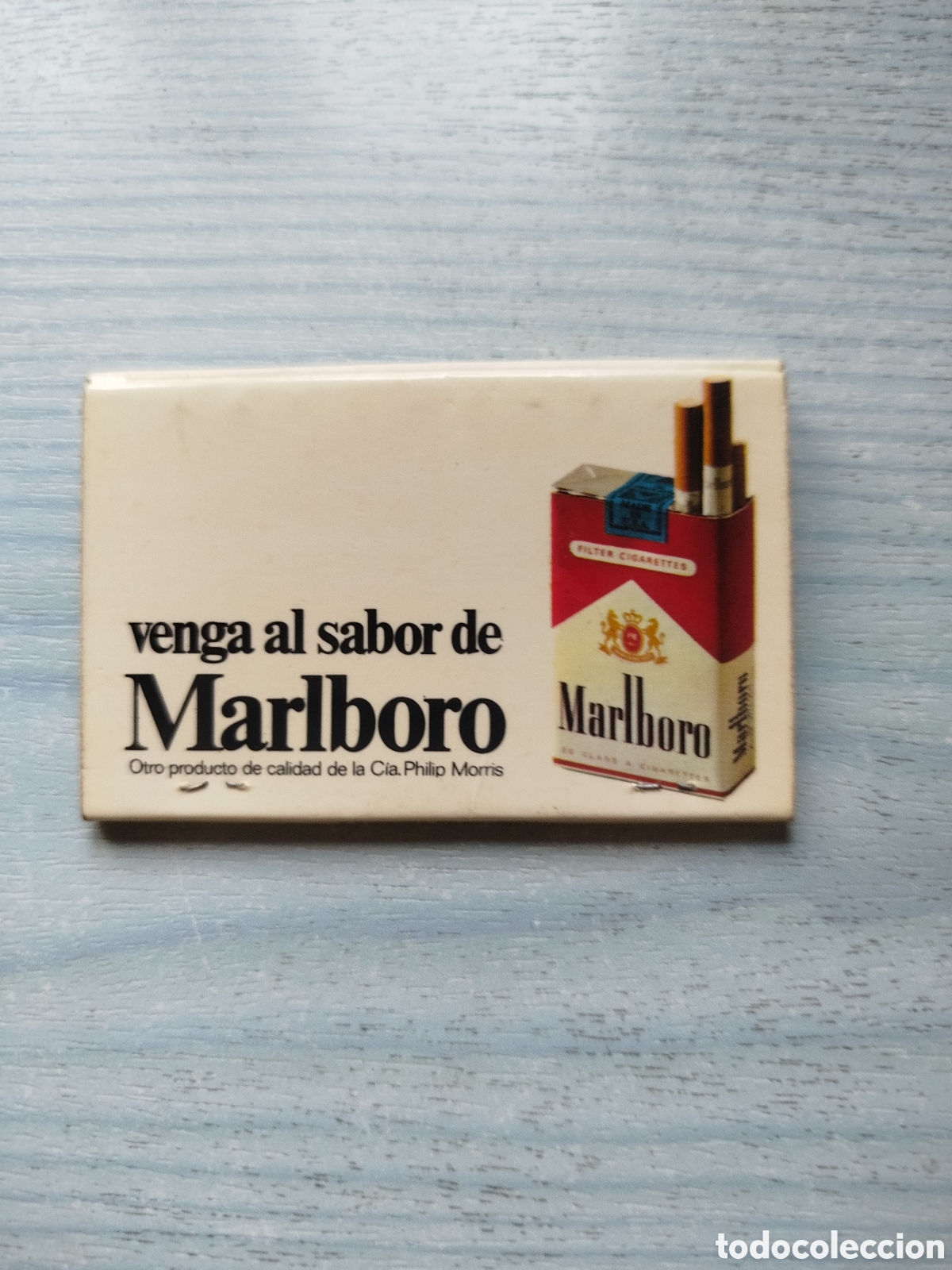 Cajas de cerillas: Cerillas tabaco marlboro.publicidad