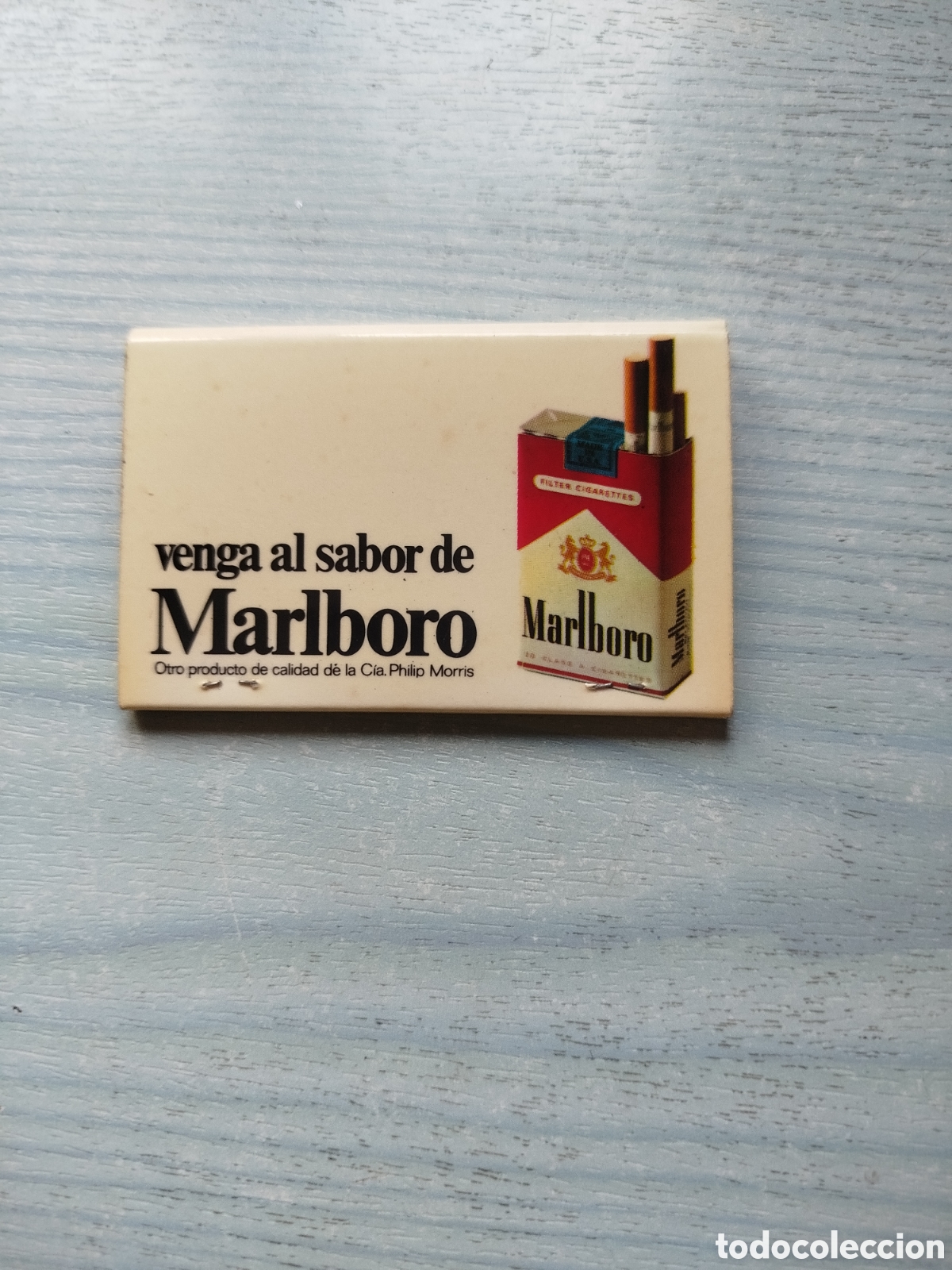Cajas de cerillas: Cerillas tabaco marlboro publicidad