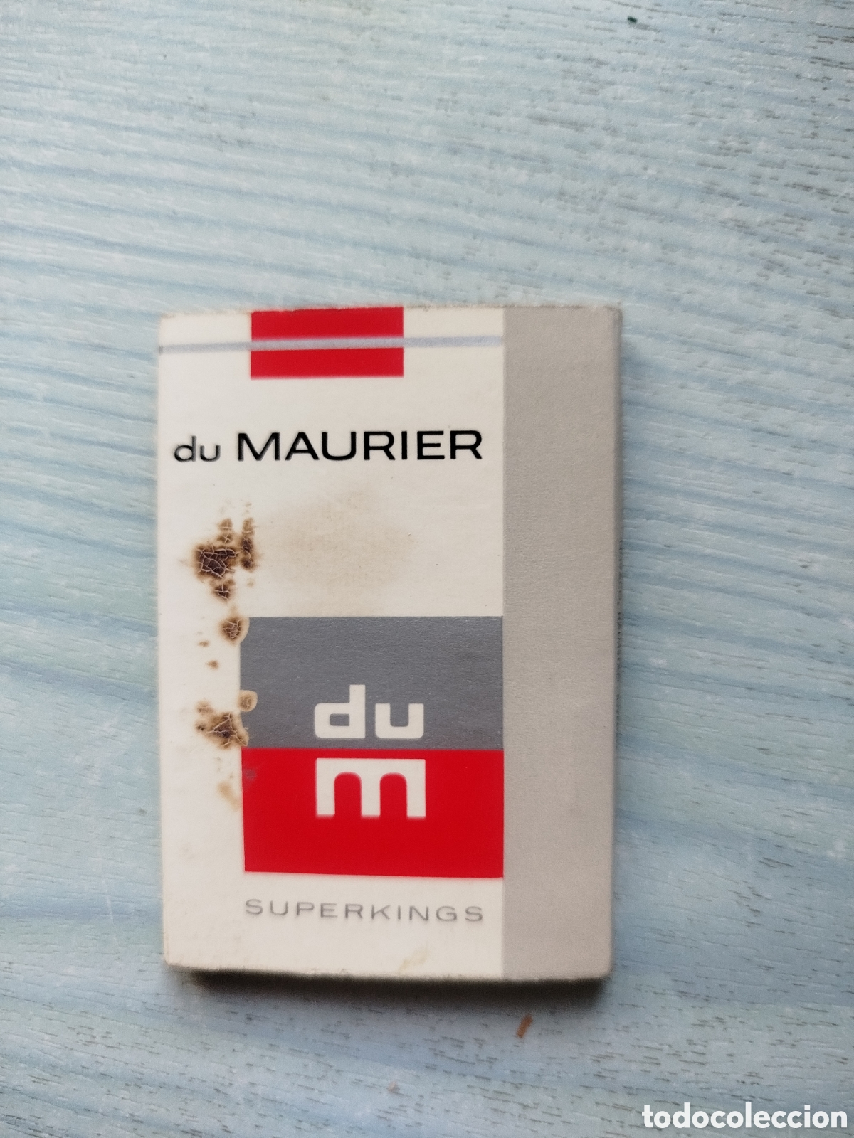 Cajas de cerillas: Cerillas tabaco du maurier - Foto 2