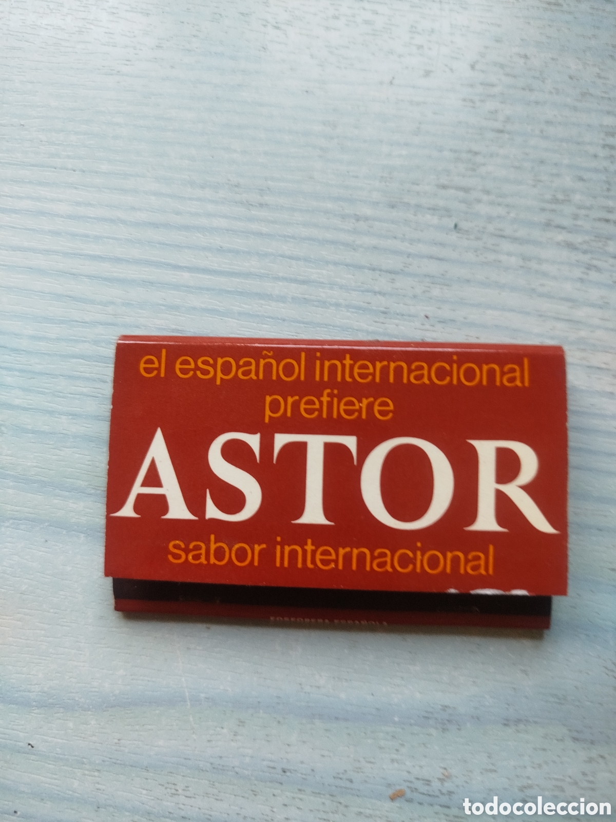 Cajas de cerillas: Cerillas tabaco Astor