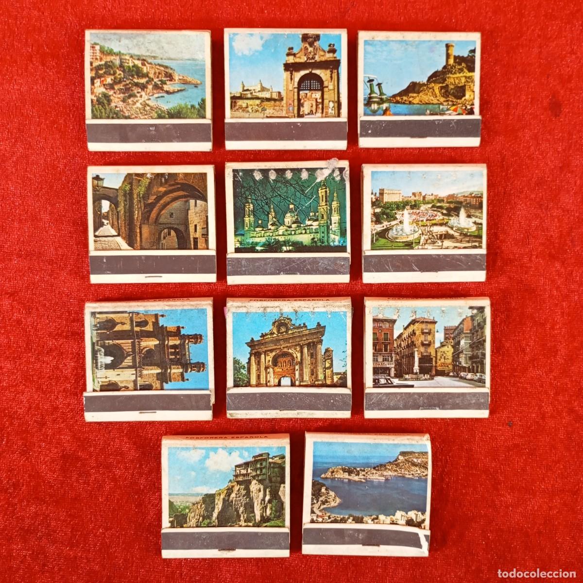 Cajas de cerillas: COLECCI&Oacute;N VINTAGE DE CAJETILLA DE CERILLAS - LUGARES IC&Oacute;NICOS DE ESPA&Ntilde;A - 70'S Y 80'S - 31