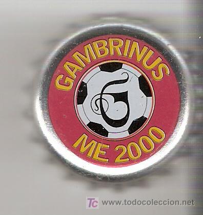 Colecionismo de cervejas: TAP&Oacute;N CORONA BEER BIRRA CHAPA CERVEZA GAMBRINUS REP. CHECA (32)-----LOTE N. 627---CARMANJO