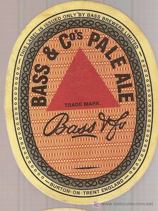Coleccionismo de cervezas: Posavasos de cerveza 'Bass'. Reino Unido.