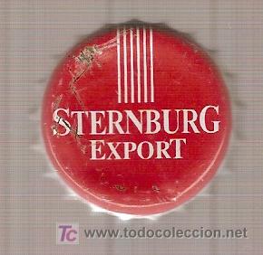 Coleccionismo de cervezas: Chapa de botella de cerveza 'Sternburg Export'. Alemania.