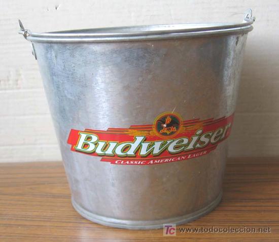 Coleccionismo de cervezas: cubo chapa BUDWEISER - Foto 2