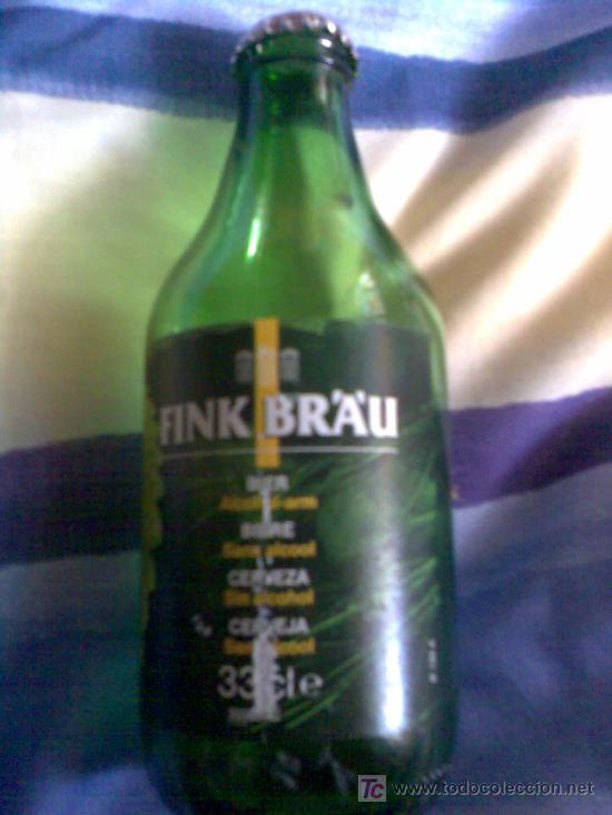 Coleccionismo de cervezas: Botella de cerveza 'Fink Br&auml;u' SIN.