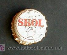 Coleccionismo de cervezas: ANTIGUA CHAPA DE SKOL.. ENVIO GRATIS&iexcl;&iexcl;&iexcl;
