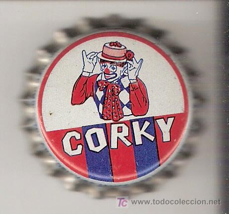 Collectable Beer: ANTIGUA BOTTLE CAP TAP&Oacute;N CORONA CAPSULE TAPPI CHAPA CORKY.E.E.U.U. CORCHO. ---LOTE N.196--CARMANJO