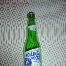 Coleccionismo de cervezas: BOTELLA DE CERVEZA 'ROLLING ROCK'. REINO UNIDO. DIBUJO SERIGRAFIADO.