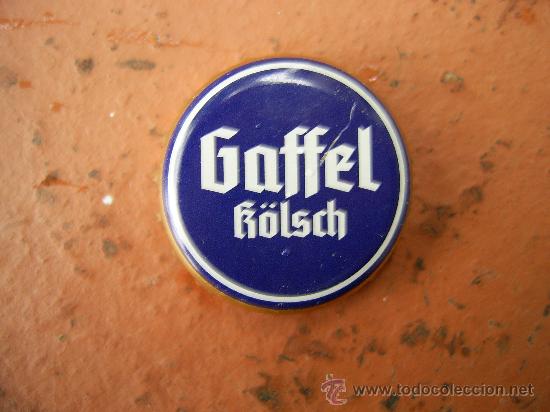 Coleccionismo de cervezas: BOTTLE CAP TAP&Oacute;N CORONA BIRRA BEER BIERE CHAPA CERVEZA GAFFEL. (8) ALEMANIA.--LOTE N. 434--CARMANJO
