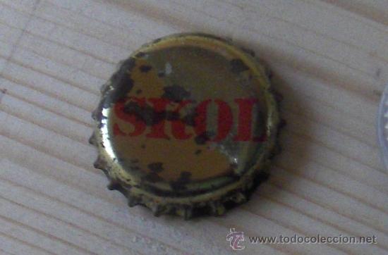 Coleccionismo de cervezas: CHAPA DE CERVEZA SKOL. - Foto 1