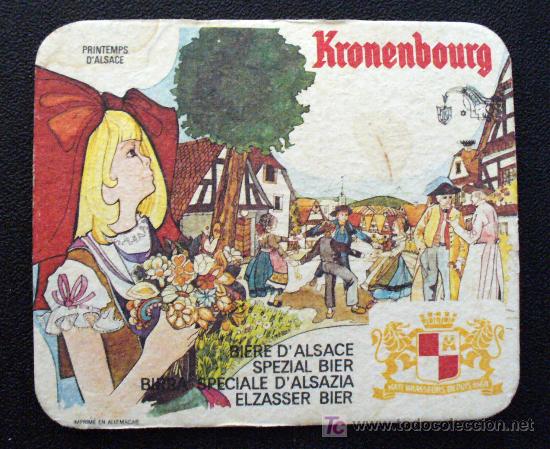 Coleccionismo de cervezas: POSAVASOS KRONENBURG